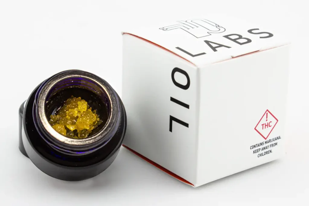 710 Labs oil and logo