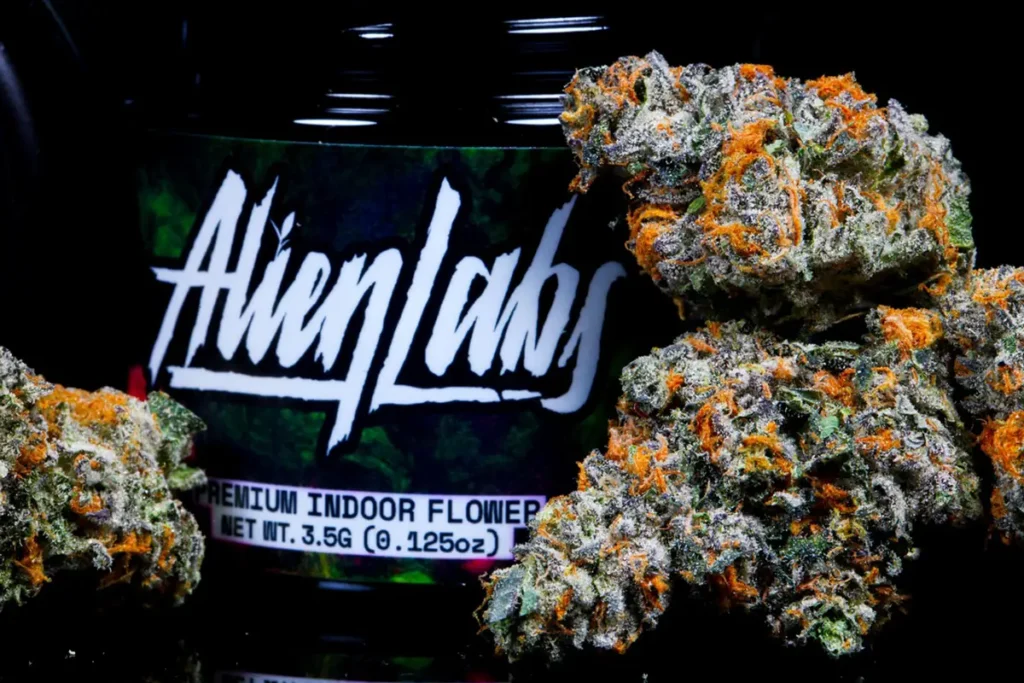 Alien Labs cannabis product and logo