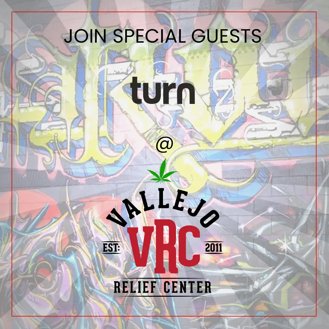 Turn demonstration event at Vallejo Relief Center promotional graphic