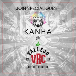 Kanha demonstration event at Vallejo Relief Center promotional graphic