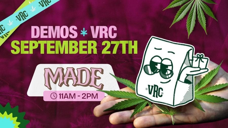 Vallejo Relief Center September 27, 2025 live demo and discounted cannabis products with Made, 11am–2pm