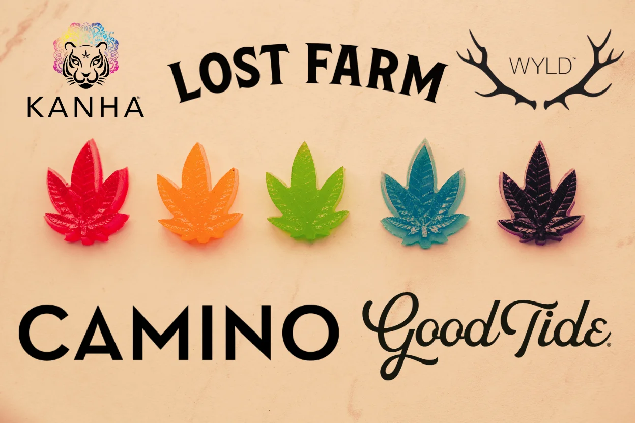 vrc-landing-page-edibles-brands Top cannabis edible brands at Vallejo Relief Center including Kanha, Lost Farm, Wyld, Camino, and Good Tide