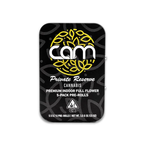 CAM Private Reserve Bubba’s Mints cannabis pre-roll pack featured in VRC Budtenders’ Picks for May
