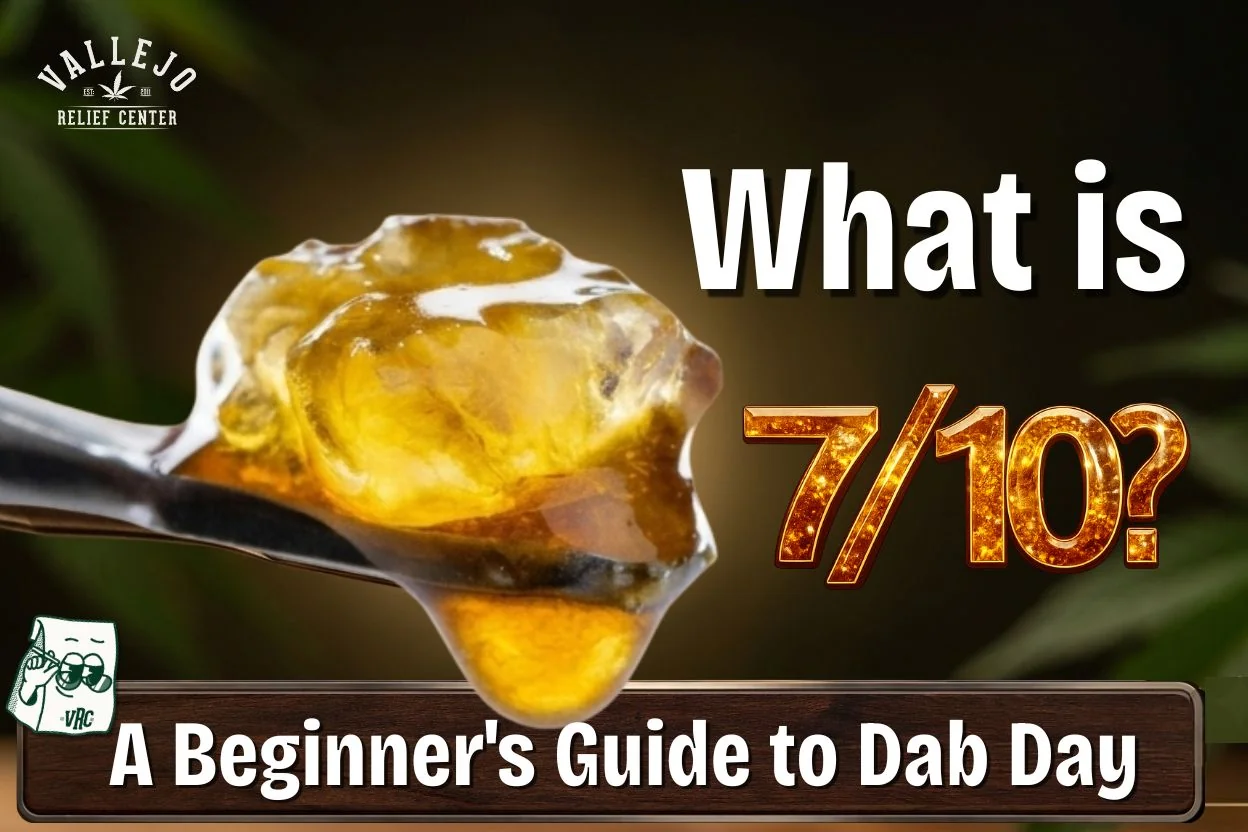 vrc-blog-hero-image-what-is-dab-day golden cannabis concentrate on a dab tool, what is dab day? a beginner's guide to 710 Dab Day at Vallejo Relief Center