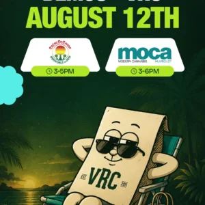 Two demos at Vallejo Relief Center on August 12th — Crème de Canna 3 to 5 PM and MOCA 3 to 6 PM