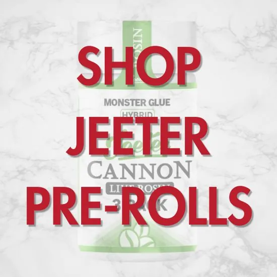 landing-page-shop-jeeter-2 Buy Jeeter pre-rolls in Vallejo CA shop button with Cannon infused pre-roll on Jeeter landing page