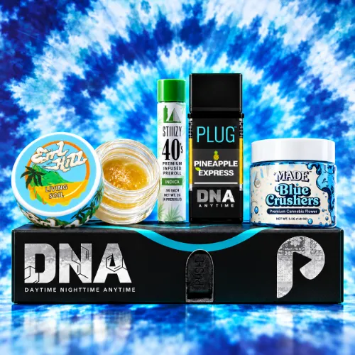 homepage-specials-slider-saturdays-october-2026 Vallejo Relief Center Saturday cannabis specials featuring STIIIZY infused prerolls, PlugPlay Pineapple Express vape, MADE Blue Gushers flower, and featured concentrates.