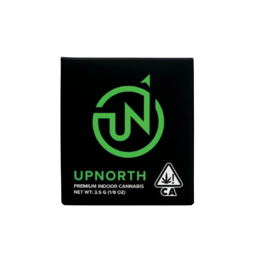 UpNorth Humboldt Cali Gas OG indoor cannabis flower 3.5g box